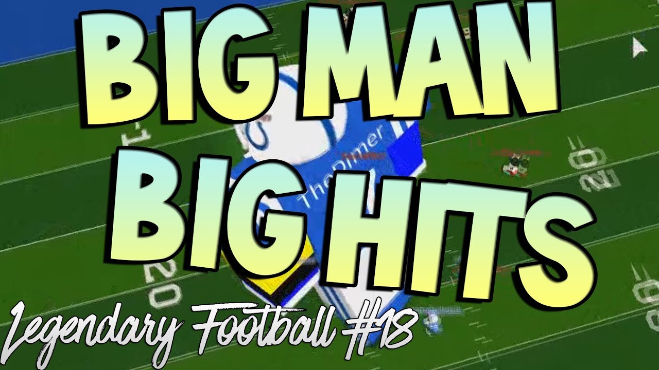 BIG MAN BIG HITS [Legendary Football Funny Moments #18]