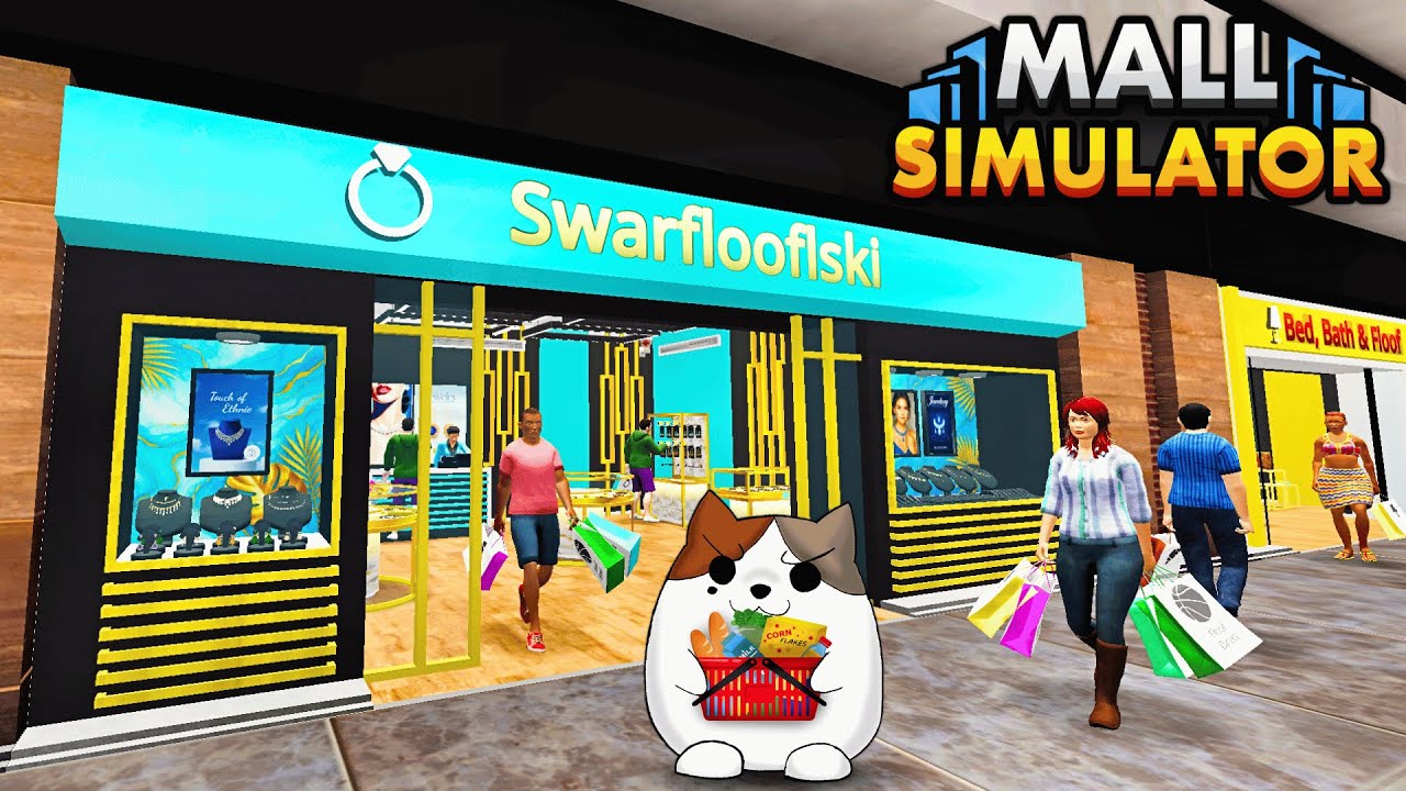 Opening the Final Shop and Upgrading more Stores in my Max level Mall in Mall Simulator! Ep 6