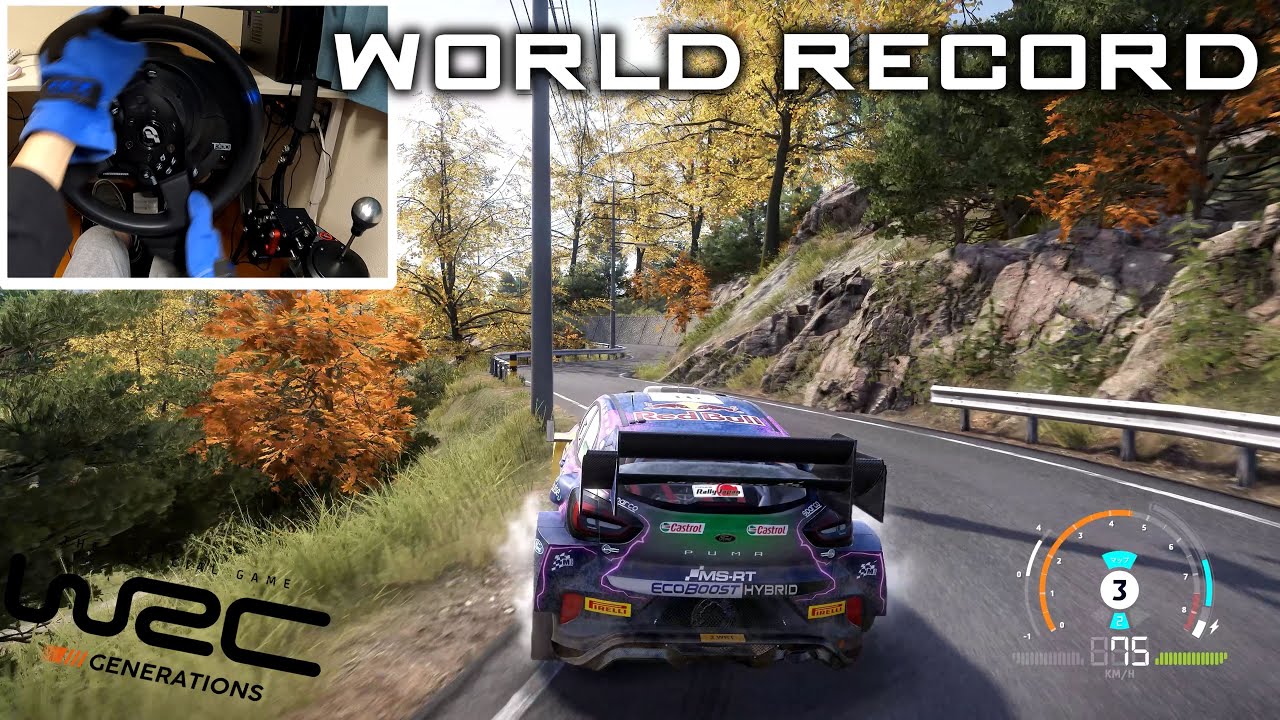 [World Record] Rally Japan Okazaki (Rally1) | WRC Generations | T300RS + TH8A |4K60FPS