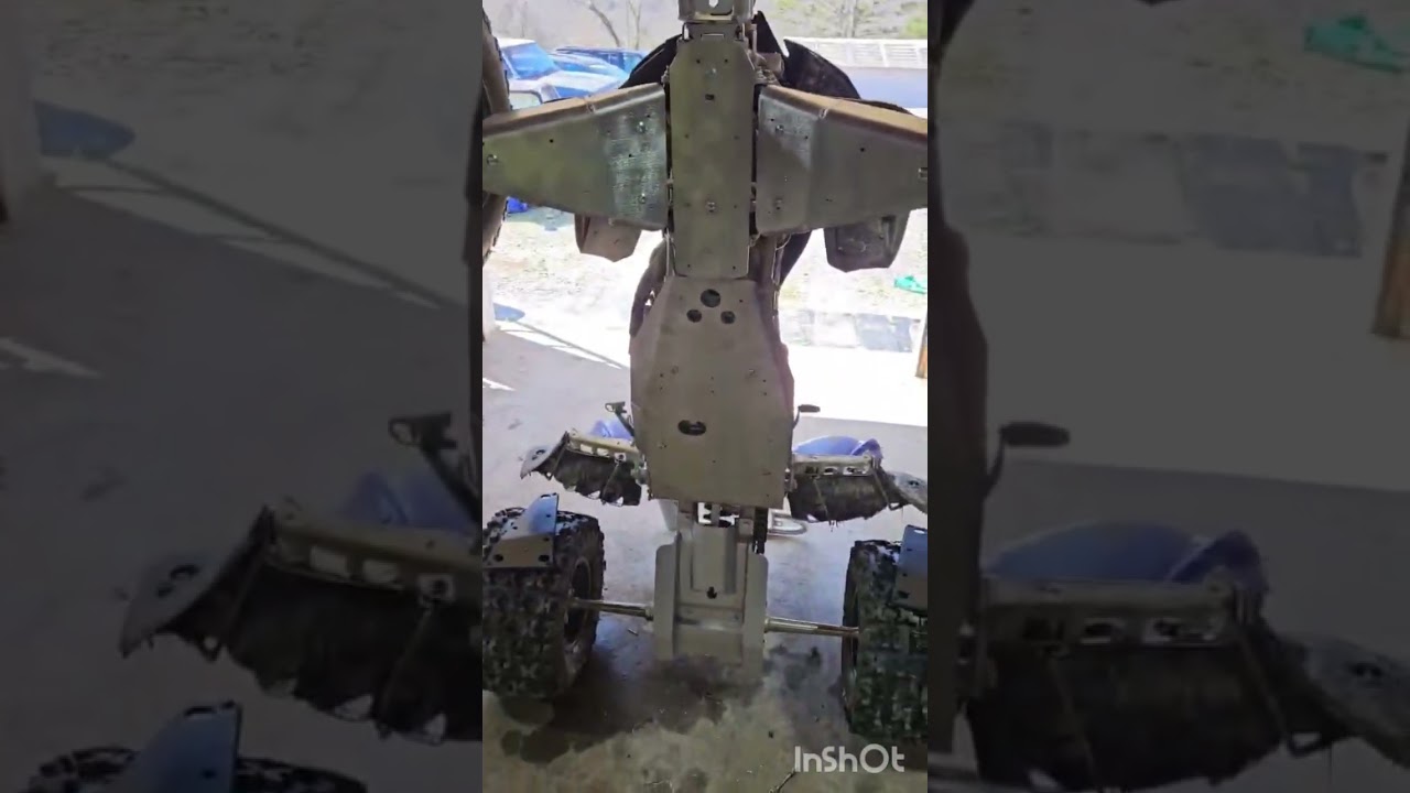 Yamaha Raptor 700R ricochet offroad skid plate instalation 