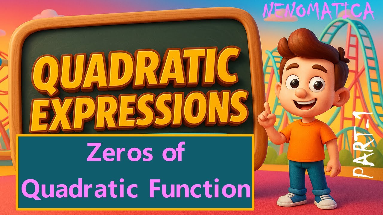 Quadratic Expressions 26-1: Zeros (Roots) of a Quadratic Function | NENOMATICA