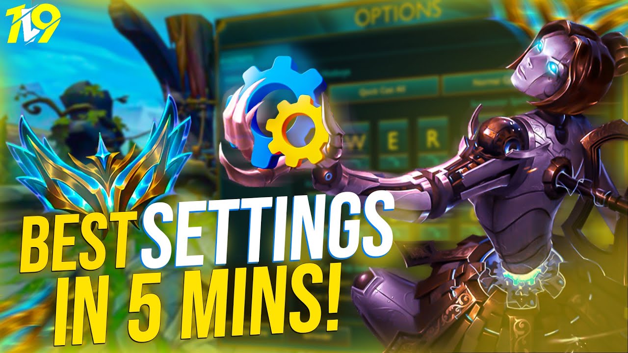 Best League of Legends Settings in JUST 5 MINUTES! - ADHD Tutorial