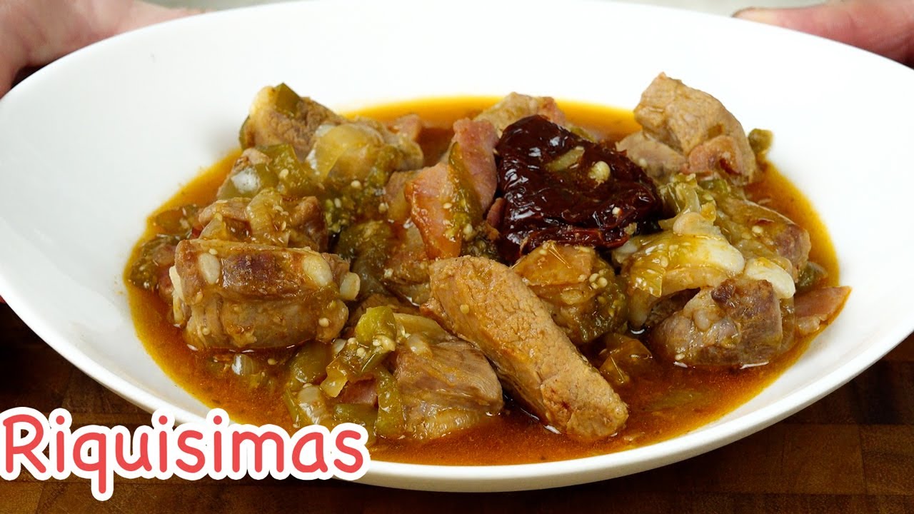 Costillitas De Puerco Entomatada Receta FÁCIL y Riquisima