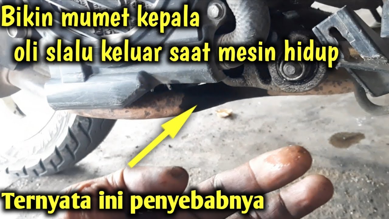 Vario 110 oli slalu keluar saat mesin hidup di bagian radiator