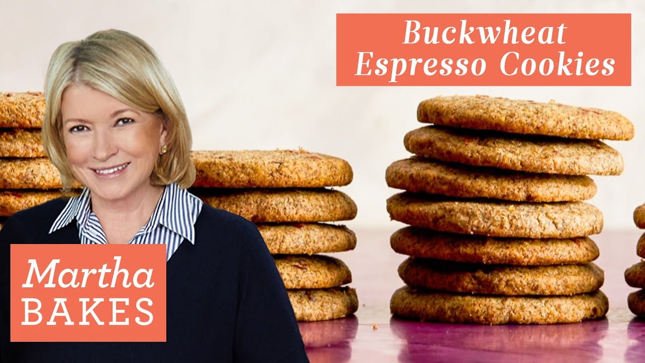 Martha Stewart's Buckwheat Espresso Cookies | Martha Bakes Recipes