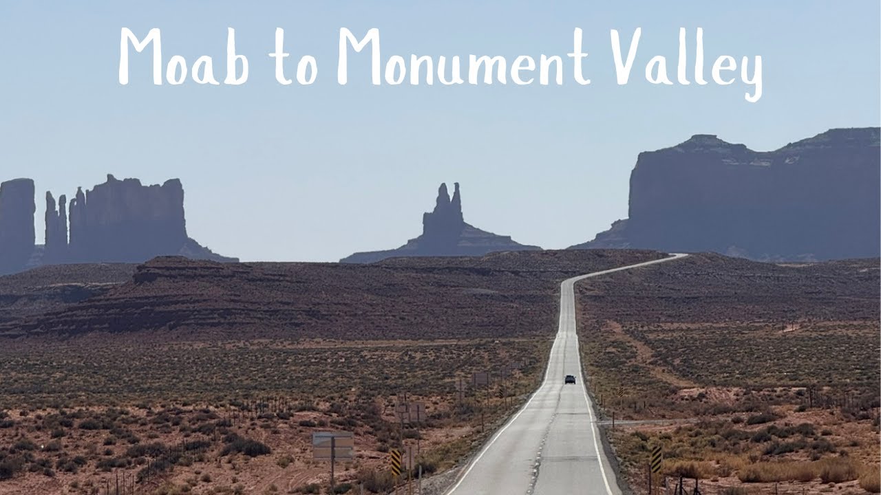 Moab to Monument Valley in 4K