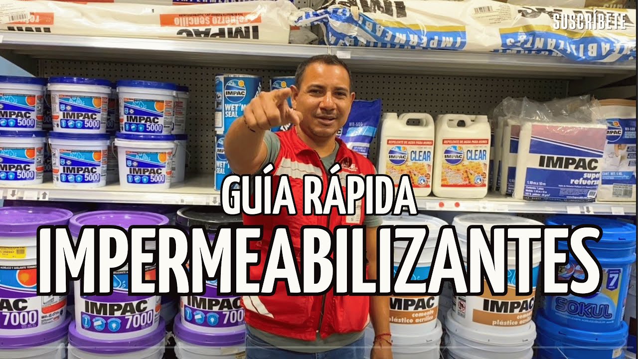Tipos de Impermeabilizantes y Alternativas.💧💧💧