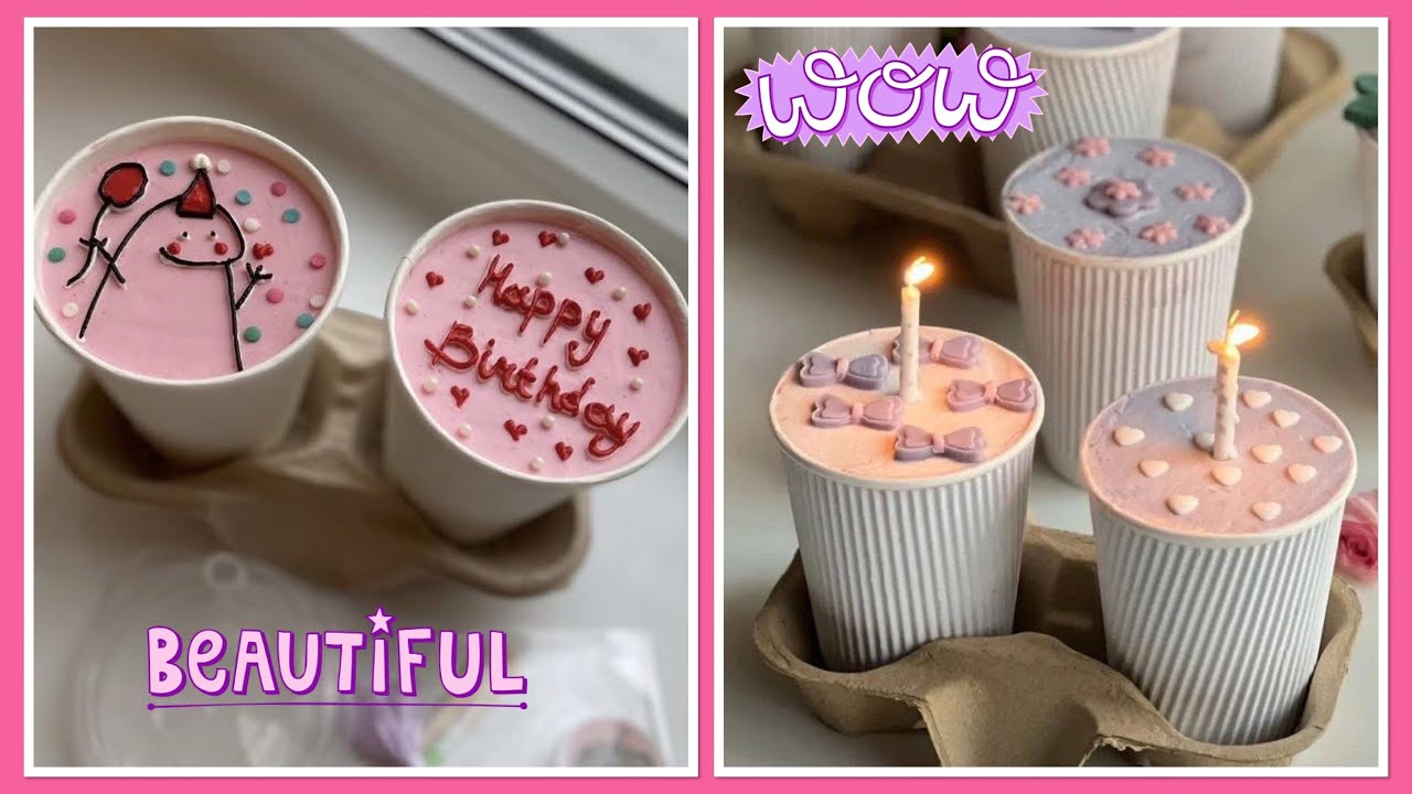 Hermosos pasteles en taza ☕️ 🎂 ideas 😍