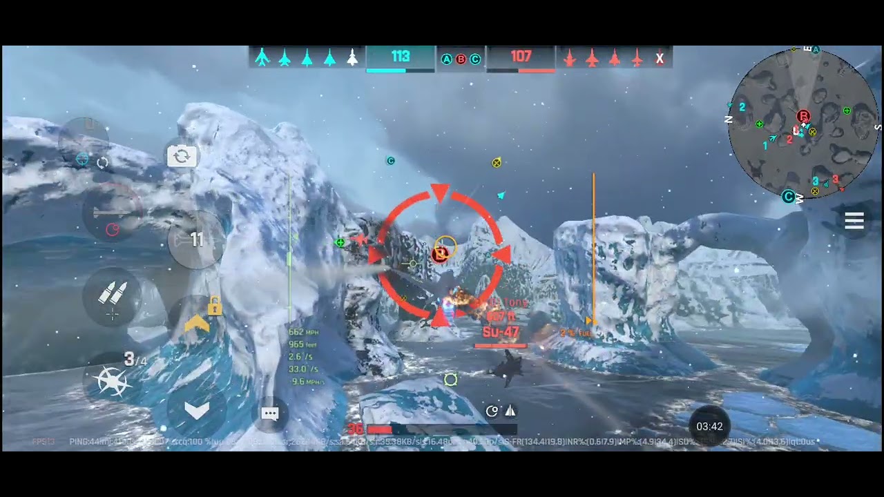 Not sure I like Cursor Aiming on Mobile...(Icebound Air Superiority with J-10)