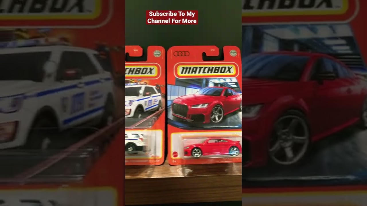 The Media Lab got Matchbox NYPD & 2019 Audi TT RS Coupe