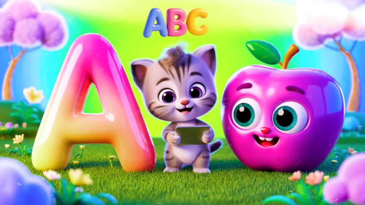 A for Apple 🍎 | A to Z Kids Rhymes | Alphabet Songs for Kids | ABC Learning Rhymes for Toddlers