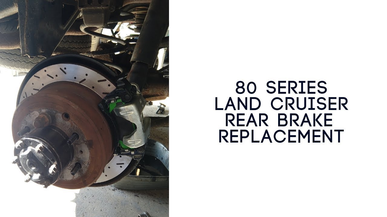 80 Series Rear Brake Replacement. Pads, Rotors, and Calipers