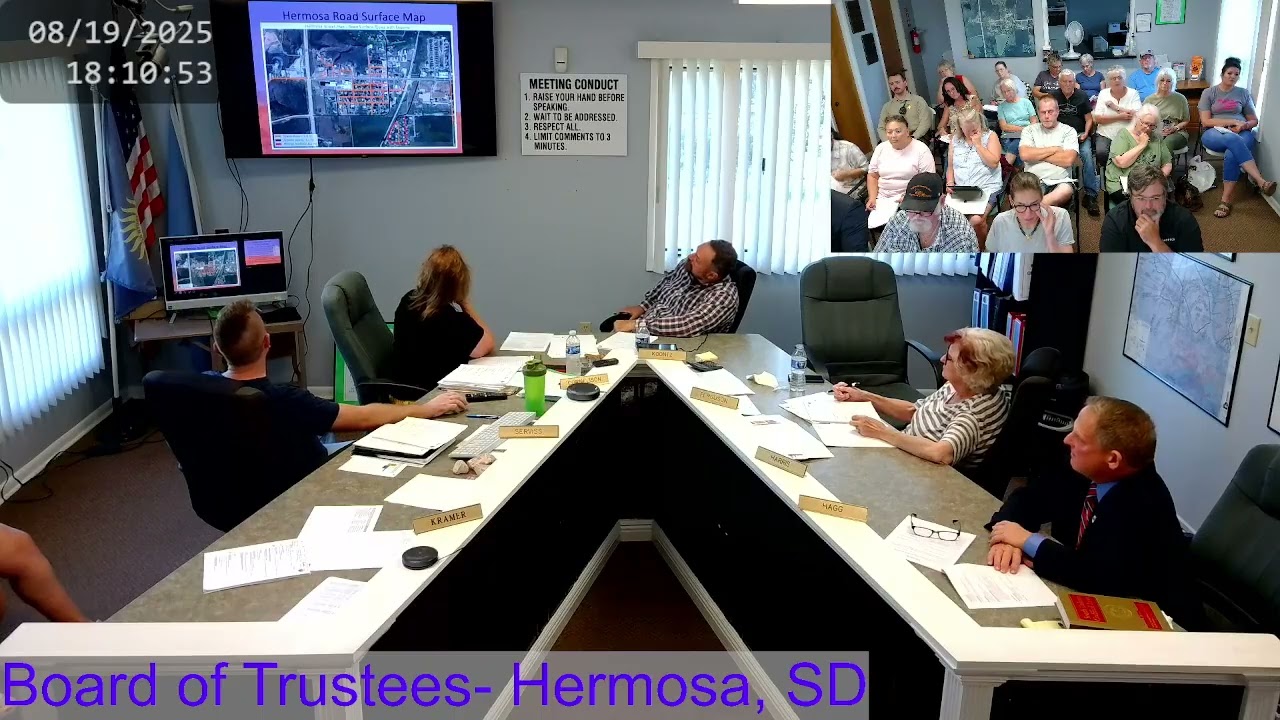 8-19-2025 - Regular Meeting - Hermosa Board of Trustees