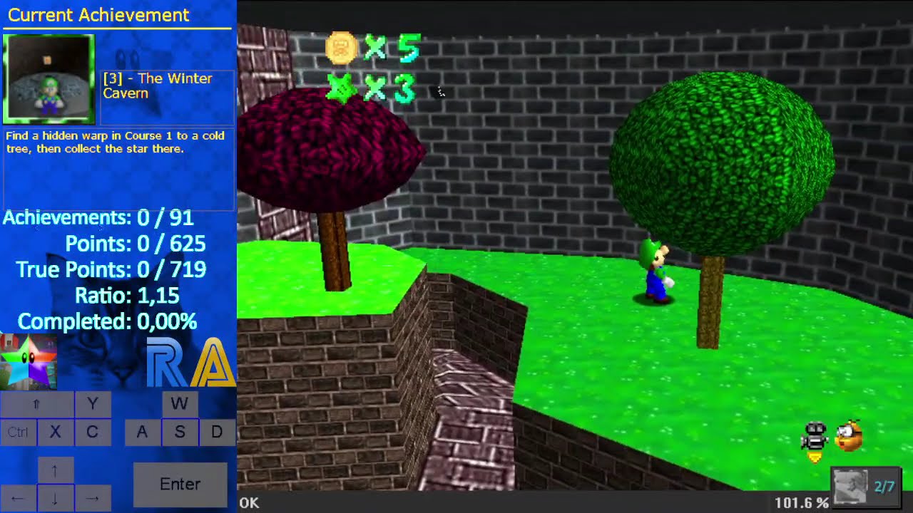 Luigi and the Flower Cup RetroAchievements