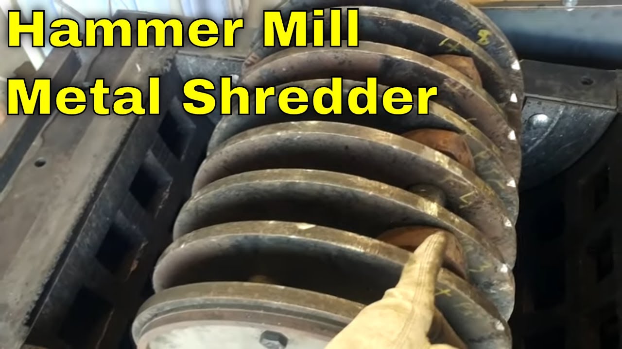 Bigger Scrap Metal Hammer Mill! Starters, Transformers, Alternators, Brass, PC's, Cast Al