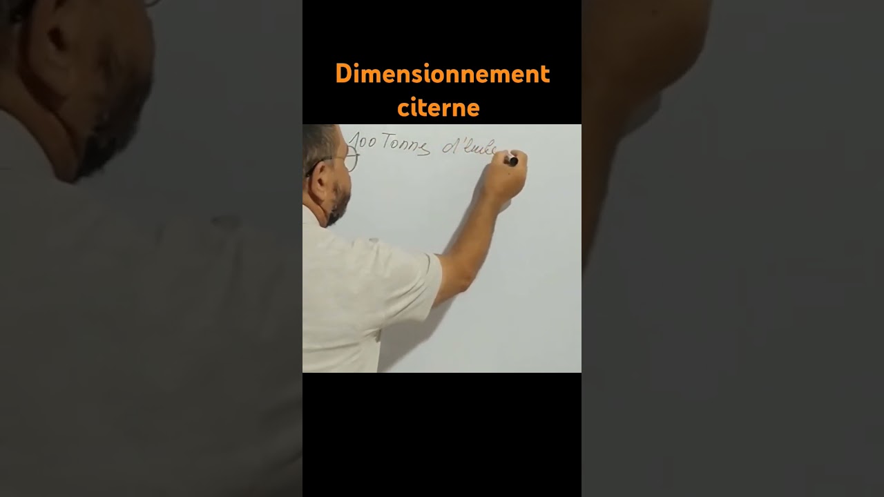 comment dimensionner une citerne