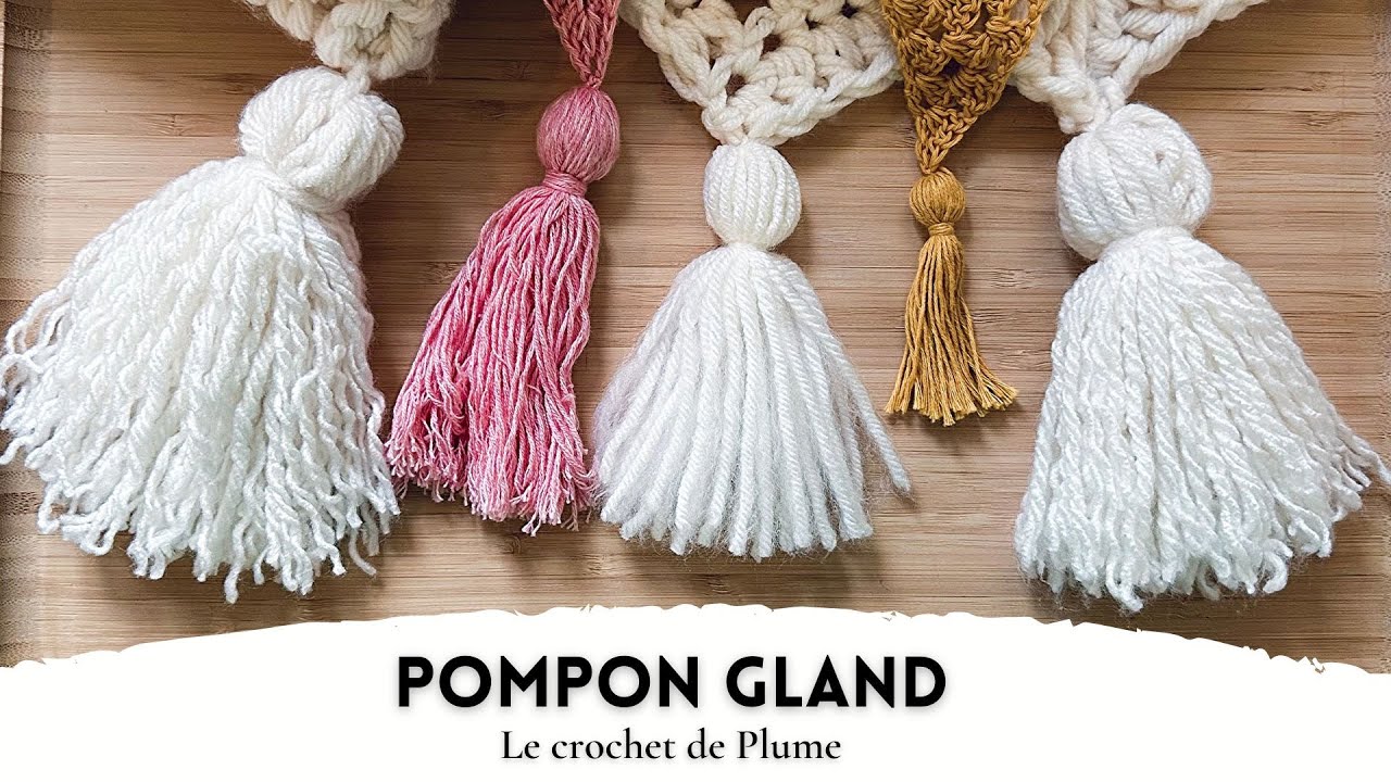 Comment faire un Pompon gland à frange ? Facile et rapide ⭐️ Tuto DIY Fait main Craft