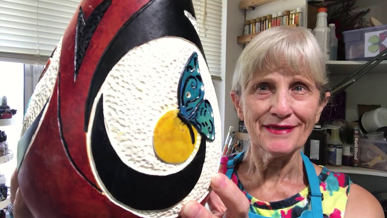 A Journey into Gourd Art with Sondra Hodson owner of Gourdacopia