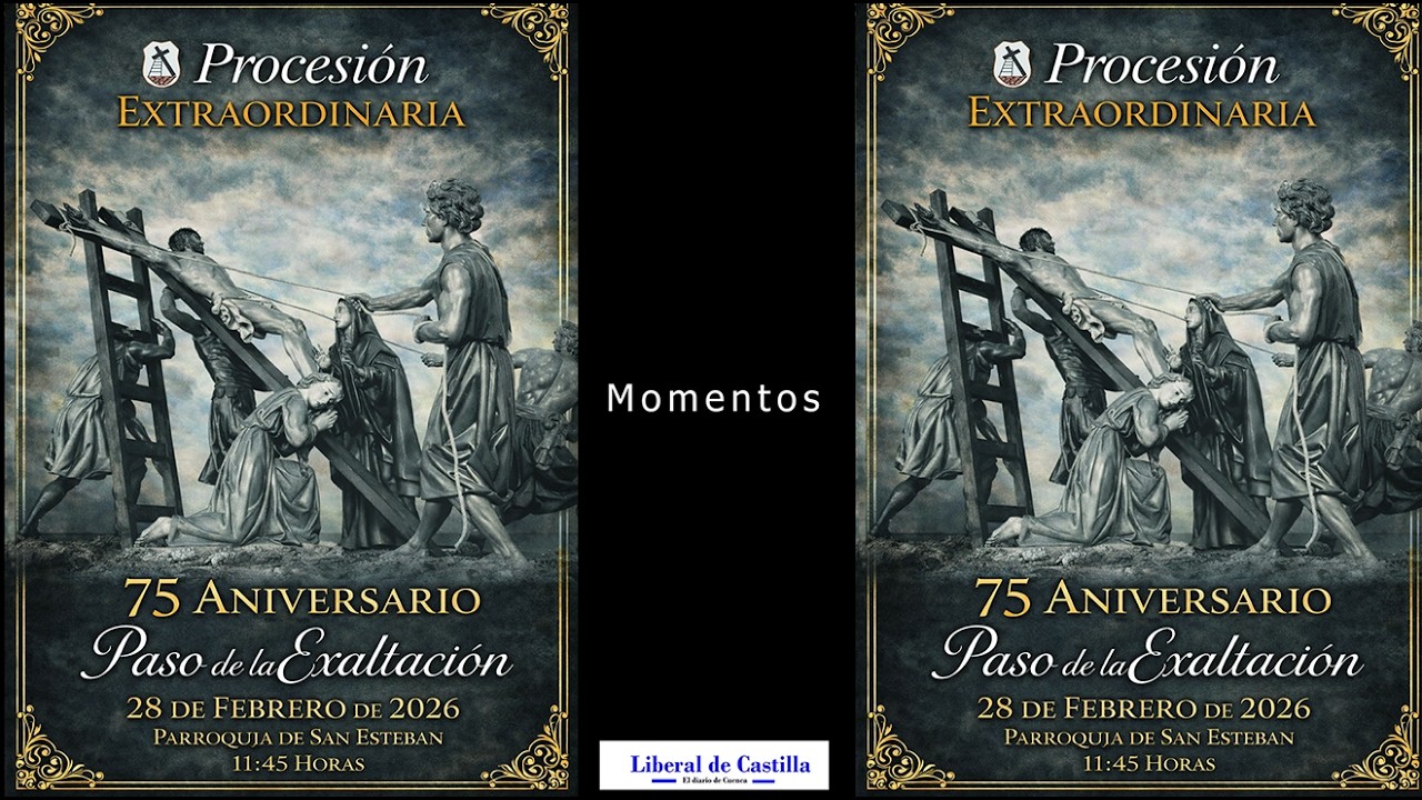 Cuenca. Momentos en la Procesión Extraordinaria del 75 Aniversario de La Exaltación