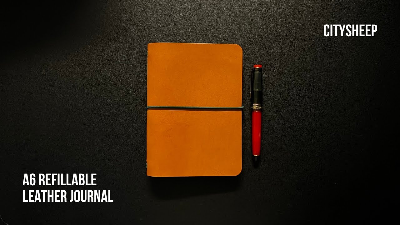 A Hidden Gem 🇱🇹 - CITYSHEEP A6 Refillable Leather Journal