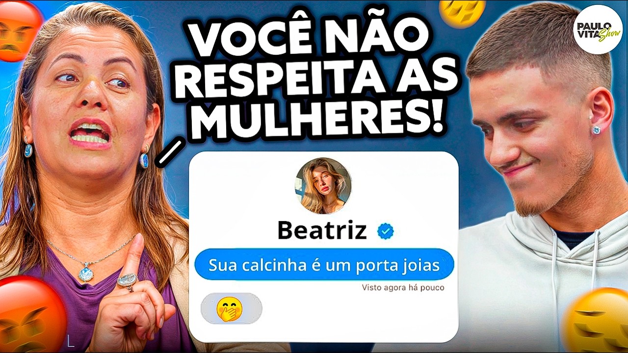 M&Atilde;ES reagem &agrave;s DMs dos filhos para as garotas