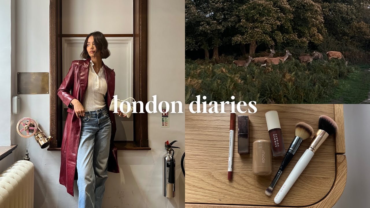 london diaries | summer fridays event, richmond park, makeup routine & more ☕️