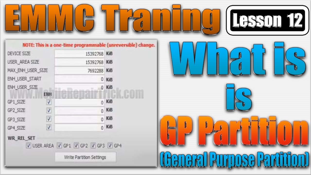Emmc Training Lesson 12 | Whats is GP Partition | 90% Consume | Emmc General Purpose Partitions