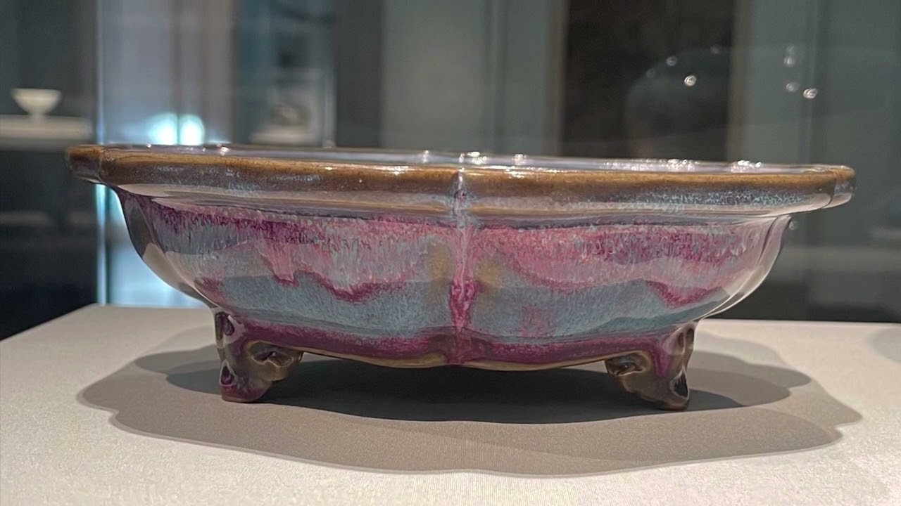 明代钧窑瓷花盆 (Jun Ware. National Asian Museum. Freer Gallery of Art)