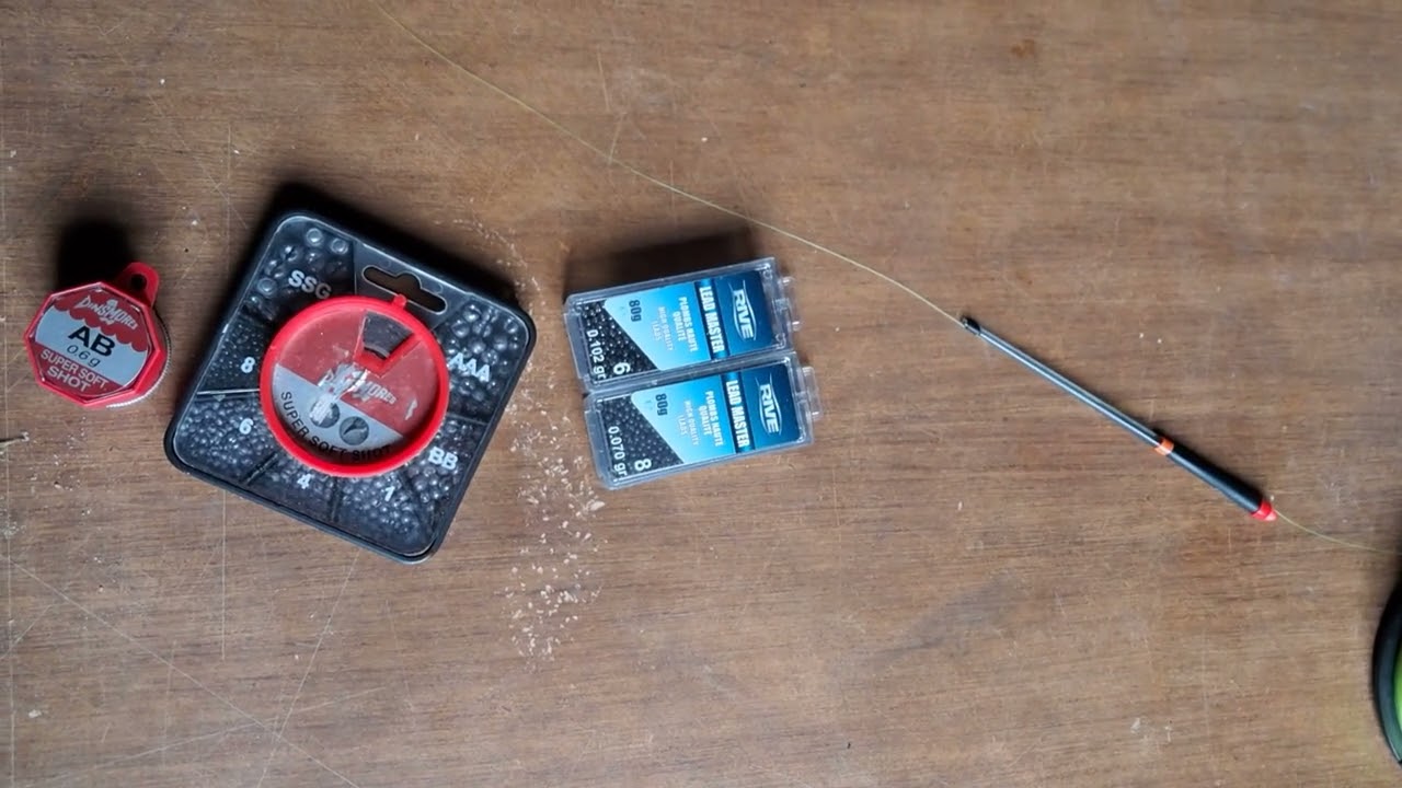 Comment je monte une ligne au flotteur stick. A stick float line.