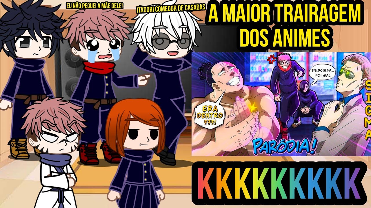 jujutsu kaisen react A MAIOR ENGANAÇÃO DOS ANIMES😂❤️ VOICE MAKERS