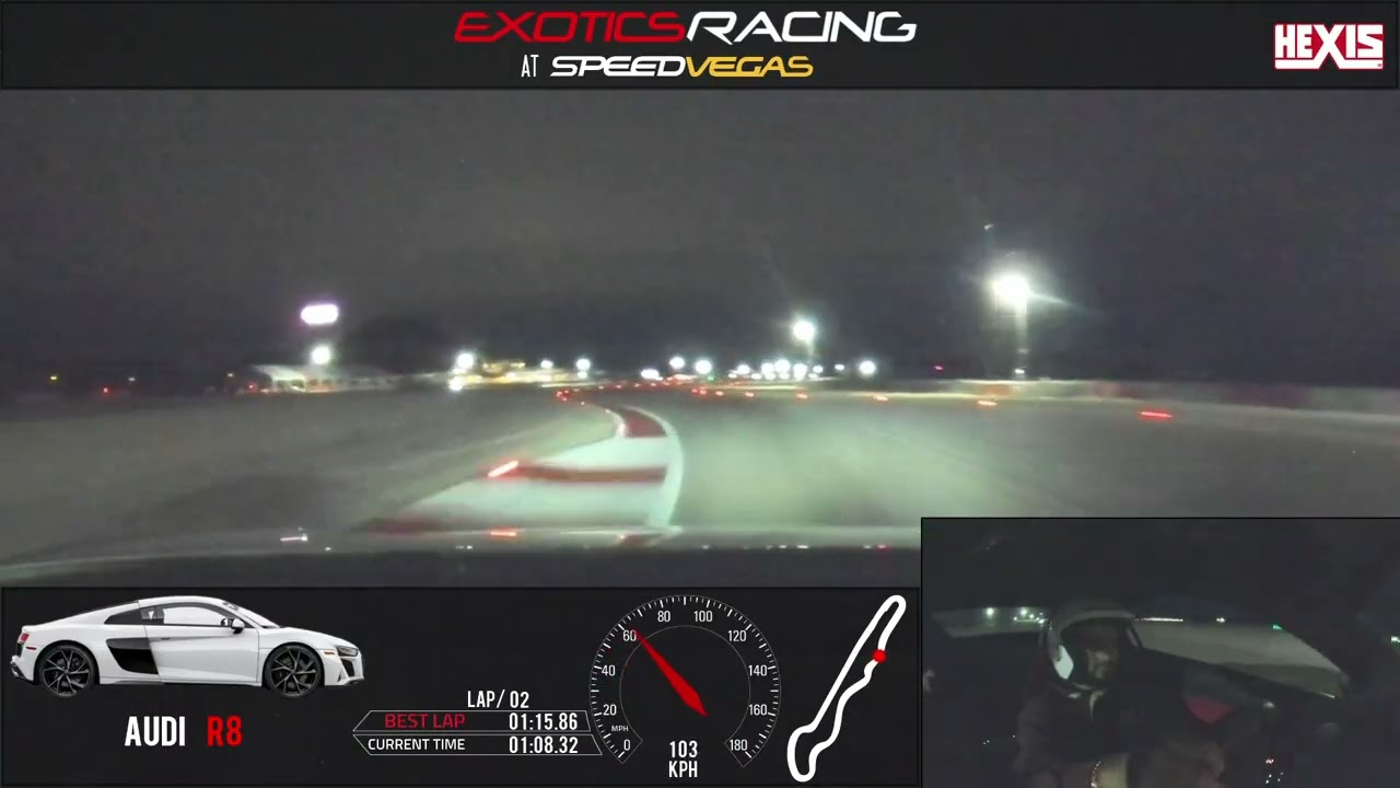 Audi r8 v10 vegas speed way 