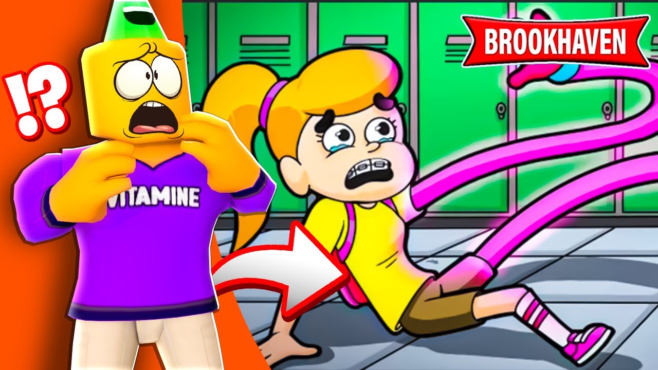 VITAMINE REAGIERT auf MOMMY LONG LEG Animation in BROOKHAVEN! (Roblox Brookhaven 🏡RP | DEUTSCH)