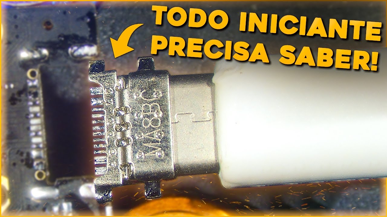 O Método Mais Fácil de Trocar Conector de Carga Para Iniciantes! (O Melhor Jeito)