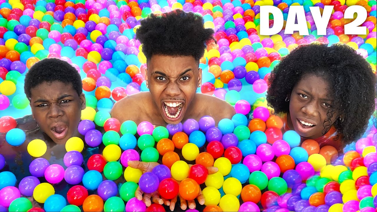 Last To Leave Ball Pit Swimming Pool Wins $10,000!!