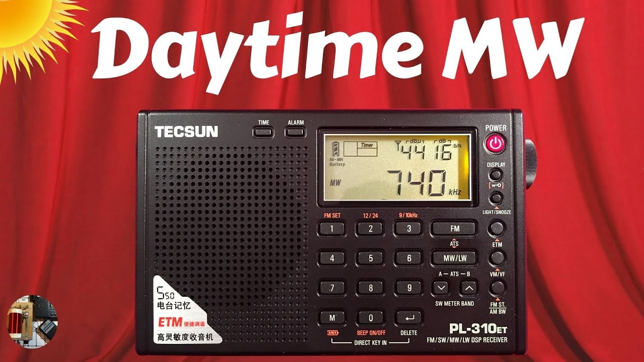 Tecsun PL-310ET Shortwave Radio Daytime MW