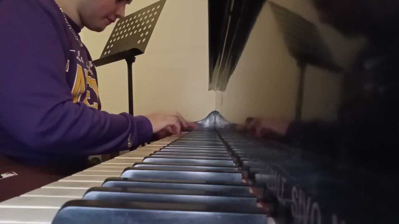 Playing Alkan Le Preux on a stunning 1820s Ibach 90 keys piano