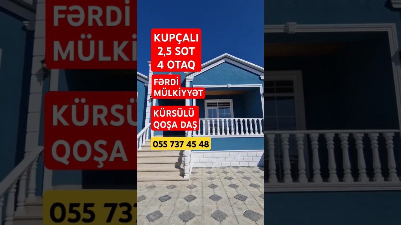 🏠 BAKIDA SATILAN ƏN G&Ouml;ZƏL EV 😍👍🏻 #ev #heyetevi #baki #baku #shorts