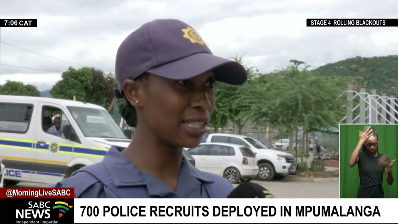 700 police recruits deployed in Mpumalanga