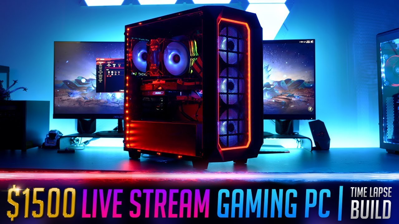 $1500 Live Stream Gaming PC - Time Lapse PC Build