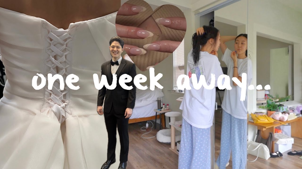 final wedding prep, budget, skin/beauty treatments, cooking healthy korean at home | vlog
