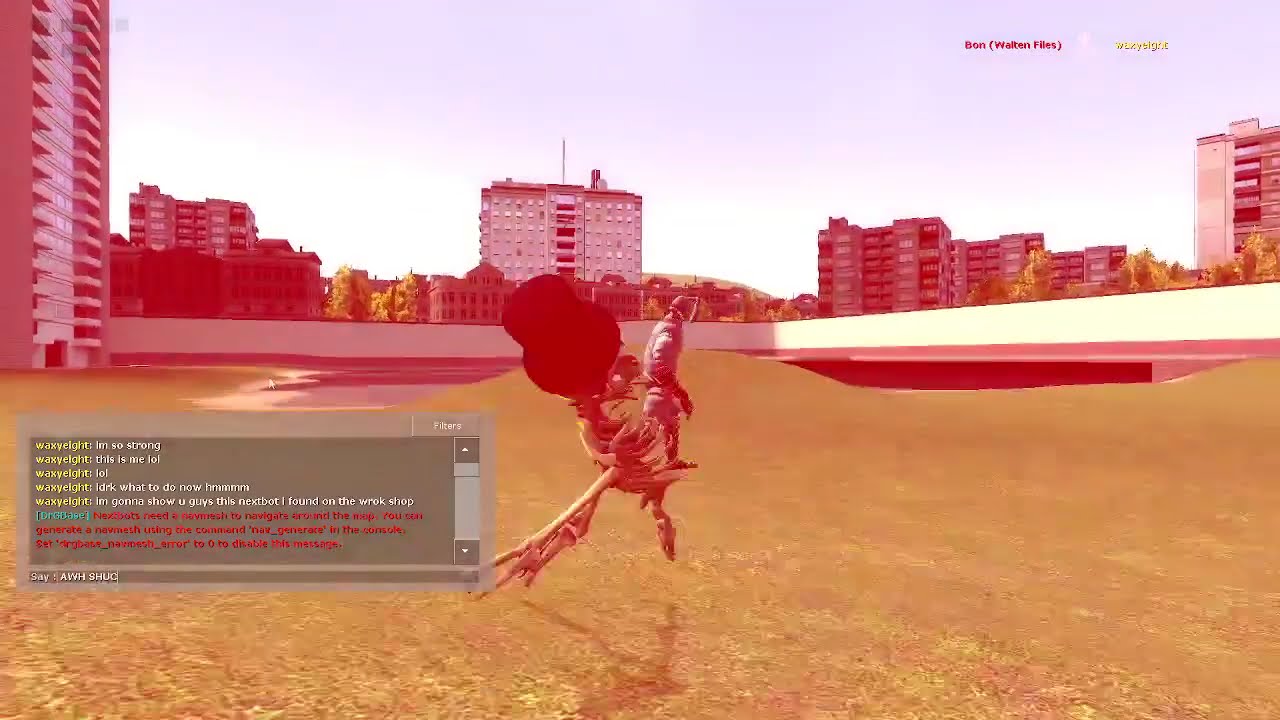 i think there was a glitch in my gmod game lol