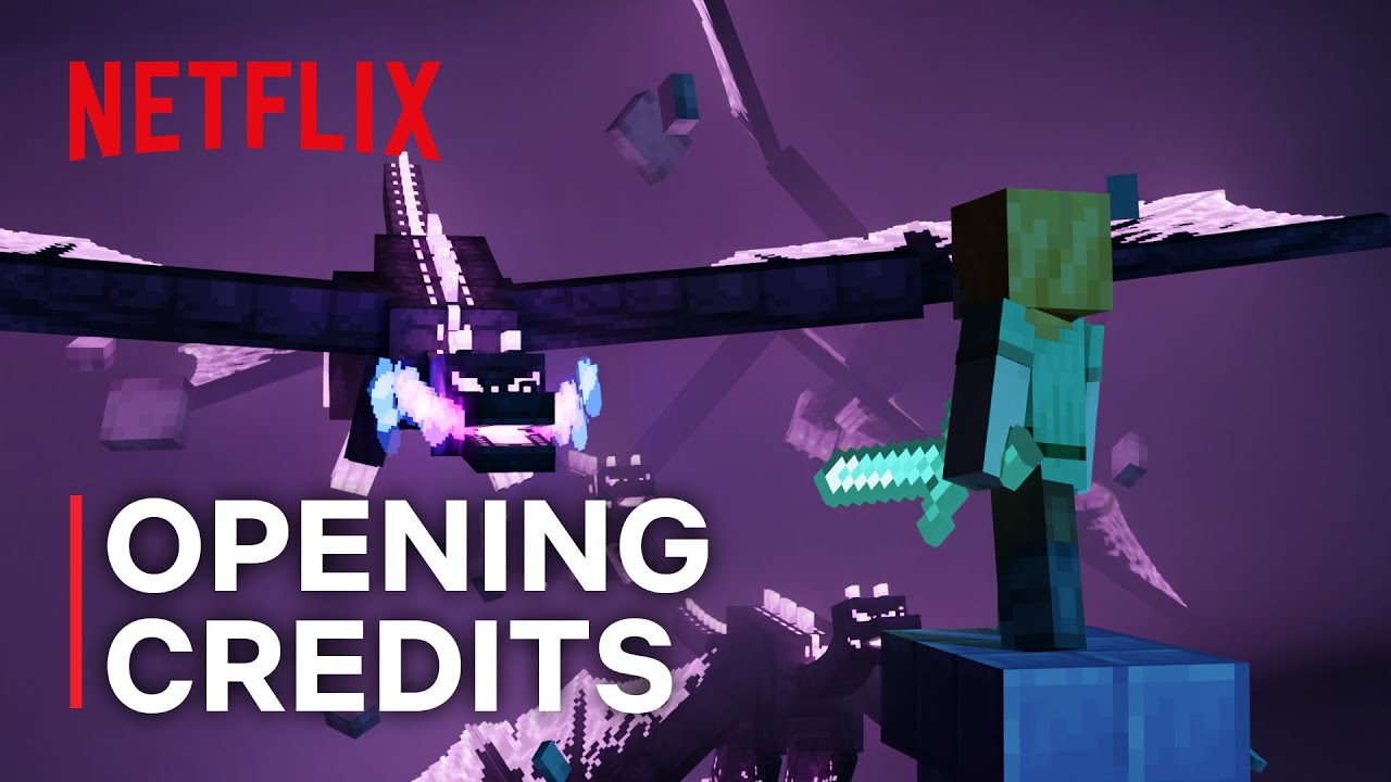 If Minecraft had a Netflix Opening Credits