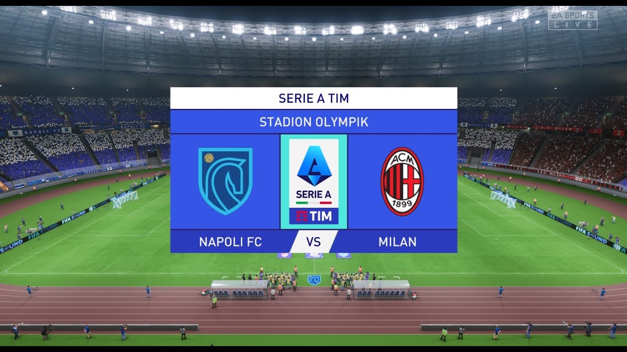 Review of the Seria A match Napoli FC - AC Milan 02.04.23 - Fifa 23 PS 5 4K