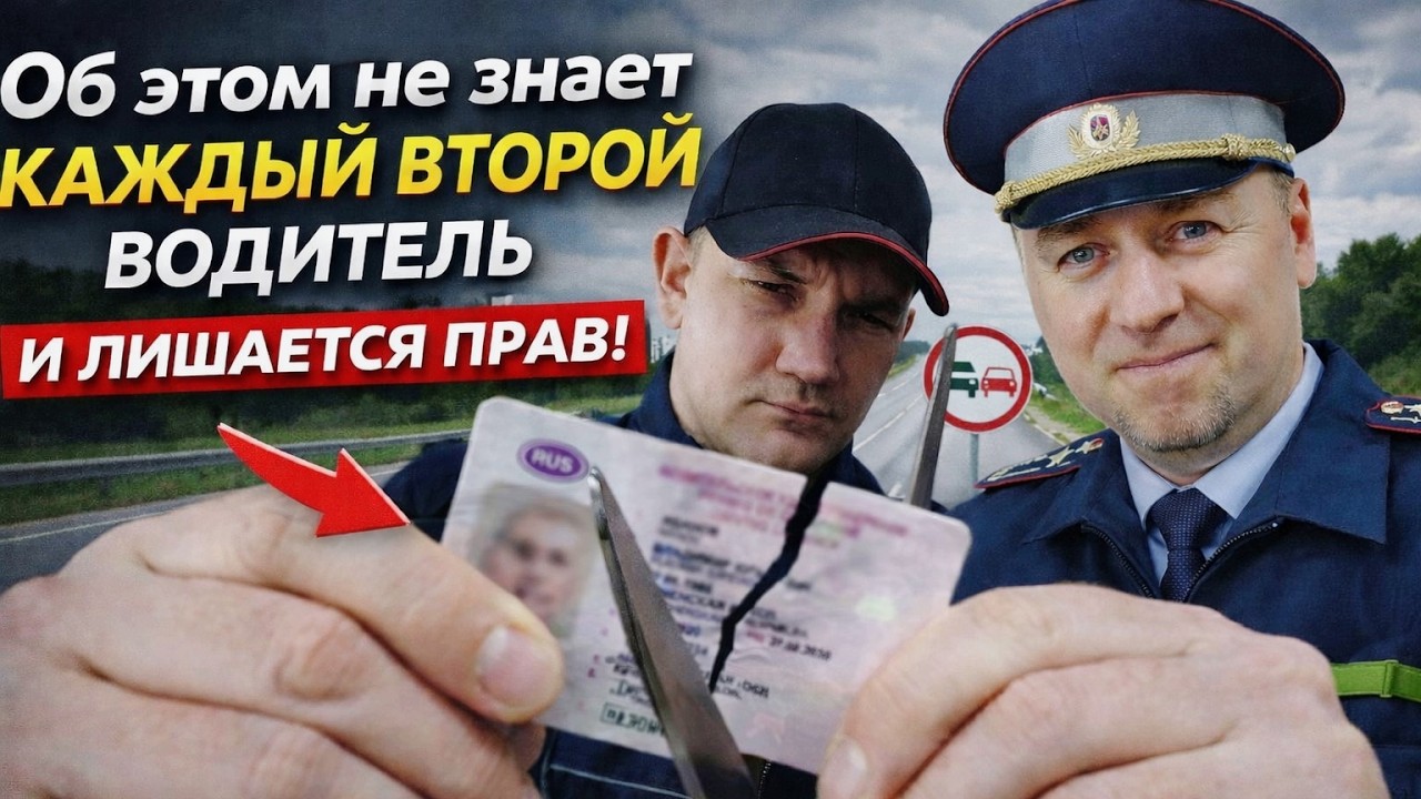 Об этом не знает каждый второй водитель и лишается прав