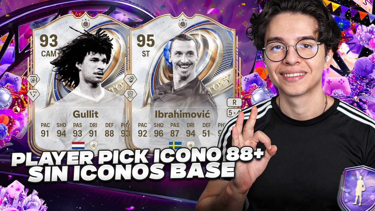 ¿VALE LA PENA EL PLAYER PICK DE ICONO 88+ SIN ICONOS BASE? | ABRIENDO PICKS DE ICONO