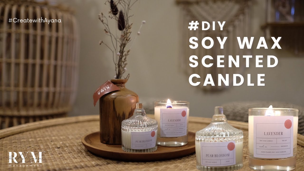 CARA MEMBUAT LILIN AROMATERAPI | DIY SOY WAX CANDLE