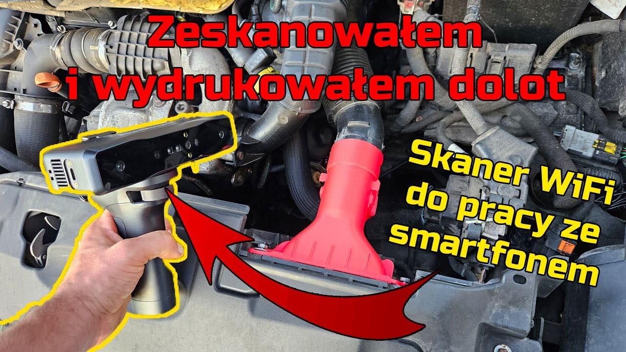 Skaner 3D WiFi Creality Otter LITE - TEST - Skaner do Smartfona