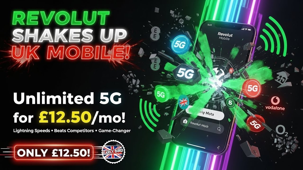 Революционный запуск 5G от Revolut в Великобритании!