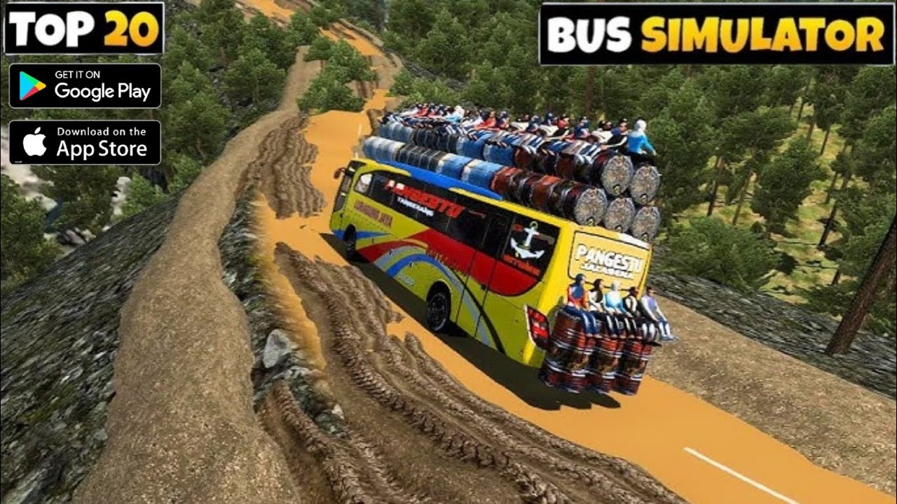 Top 20 Bus Simulator Games For Android। Best bus simulator games for android 🚍
