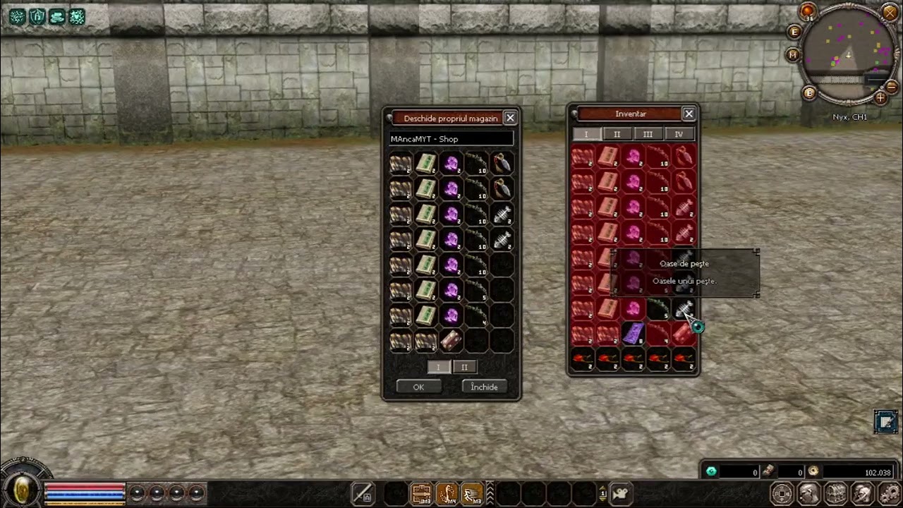 I put 2 shops on the temporary Nyx server (I don't have time for the project anymore) - Metin2